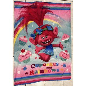 Dreamworks Trolls Crib/Toddler Bed Set 4  Comforter, Flat Sheet, Pillows & Sheet